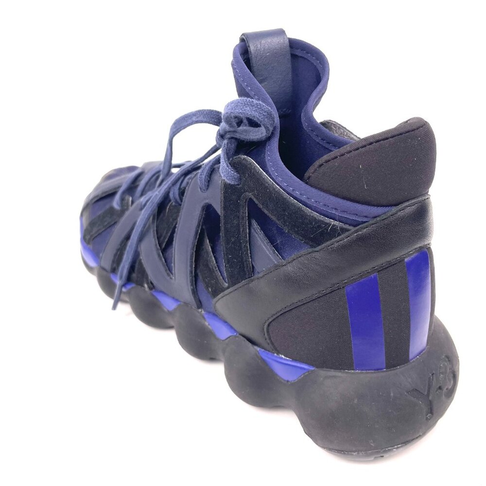 Men's Adidas Yohji Yamamoto Y-3 Kyujo High Top Blue Sneakers Shoes Size 8.5 - Picture 5 of 13